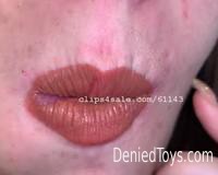 Lip fetish - ziva lips video 1